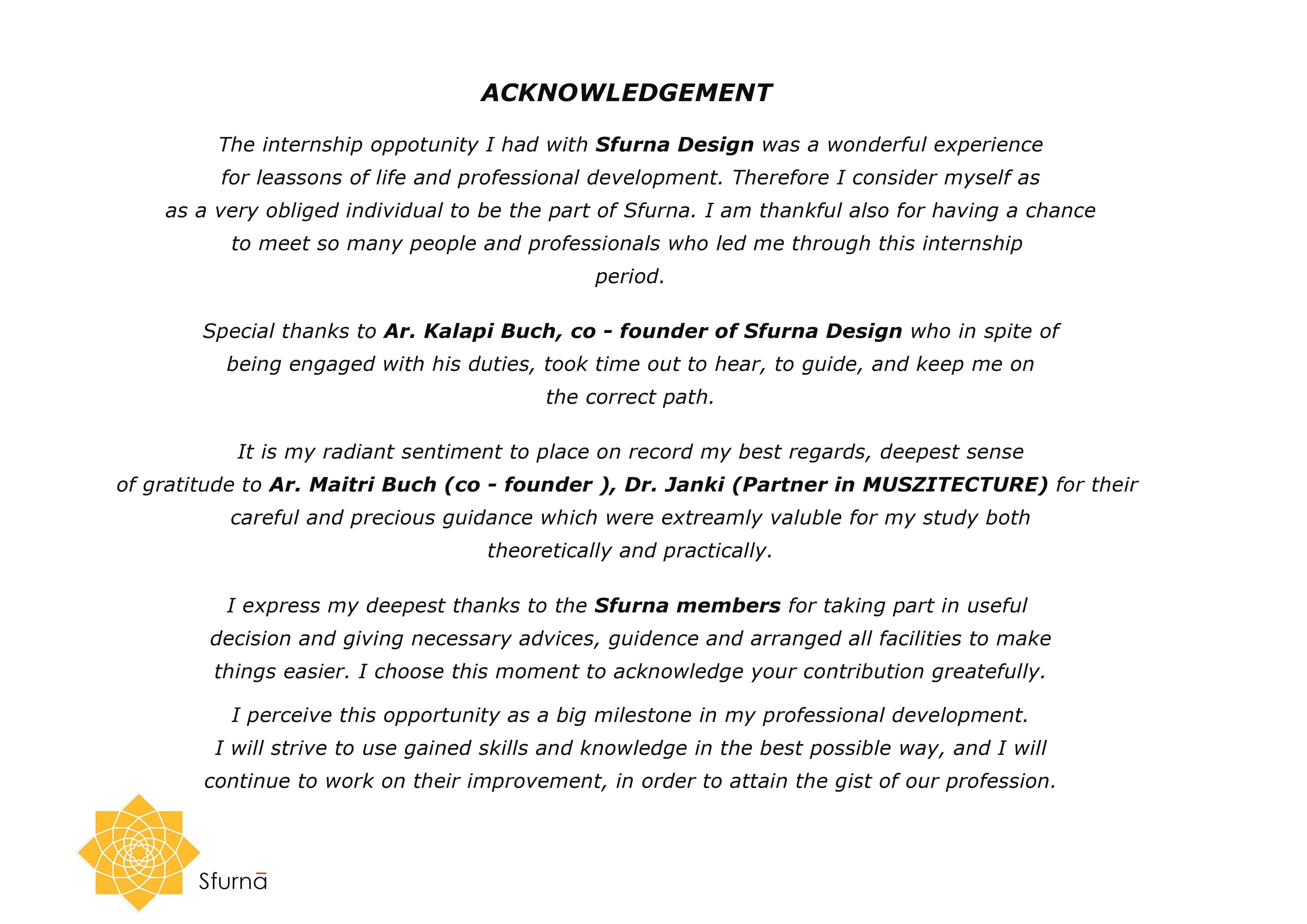 Internship Portfolio